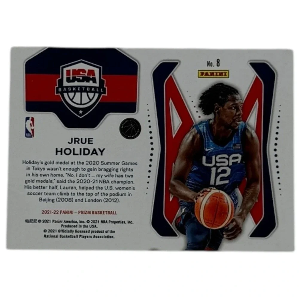 2021-22 Panini Prizm‎ #8 Jrue Holiday USA Basketball